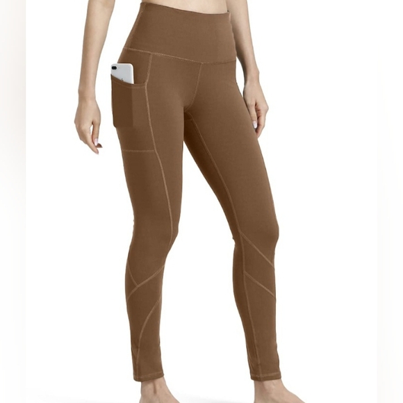 "Along Fit" Tan (M) Tummy Control Tan Athletic Wear Like New! - Picture 1 of 1